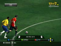 pes2010-比利亚精彩的反越位胸停凌空倒钩
