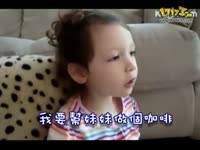 小萝莉学中文 那句“我肚子饿饿了”