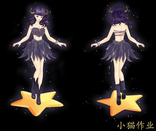 qq炫舞yyv星座团被埋没的星座之服装系列信任女生被图片