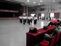高清片段 西安音乐学院拉丁舞伦巴基本步训练