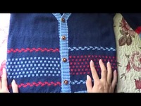 看点 帅气男孩<em>棒针</em>提花<em>开衫外套</em>毛线衣上集 超