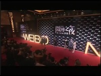 精彩短片 2013微博之夜 矢野浩二 金素丽亮相红