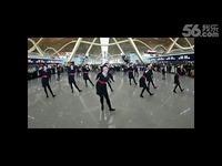 空姐快闪迎2014春运 年会舞蹈街舞视频现场高