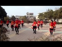 高清 吉安 遂川 螺溪村腰鼓文艺宣传队(开门红