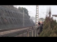 浙赣铁路K751次 萧山区浦阳镇大园里特大桥拍