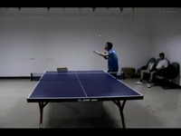直击 强下旋发球练习(转贴请注明出自小鱼儿乒