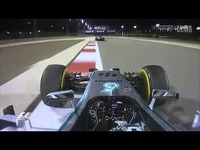 2014年F1巴林站奔驰队友精彩缠斗-F12014 最